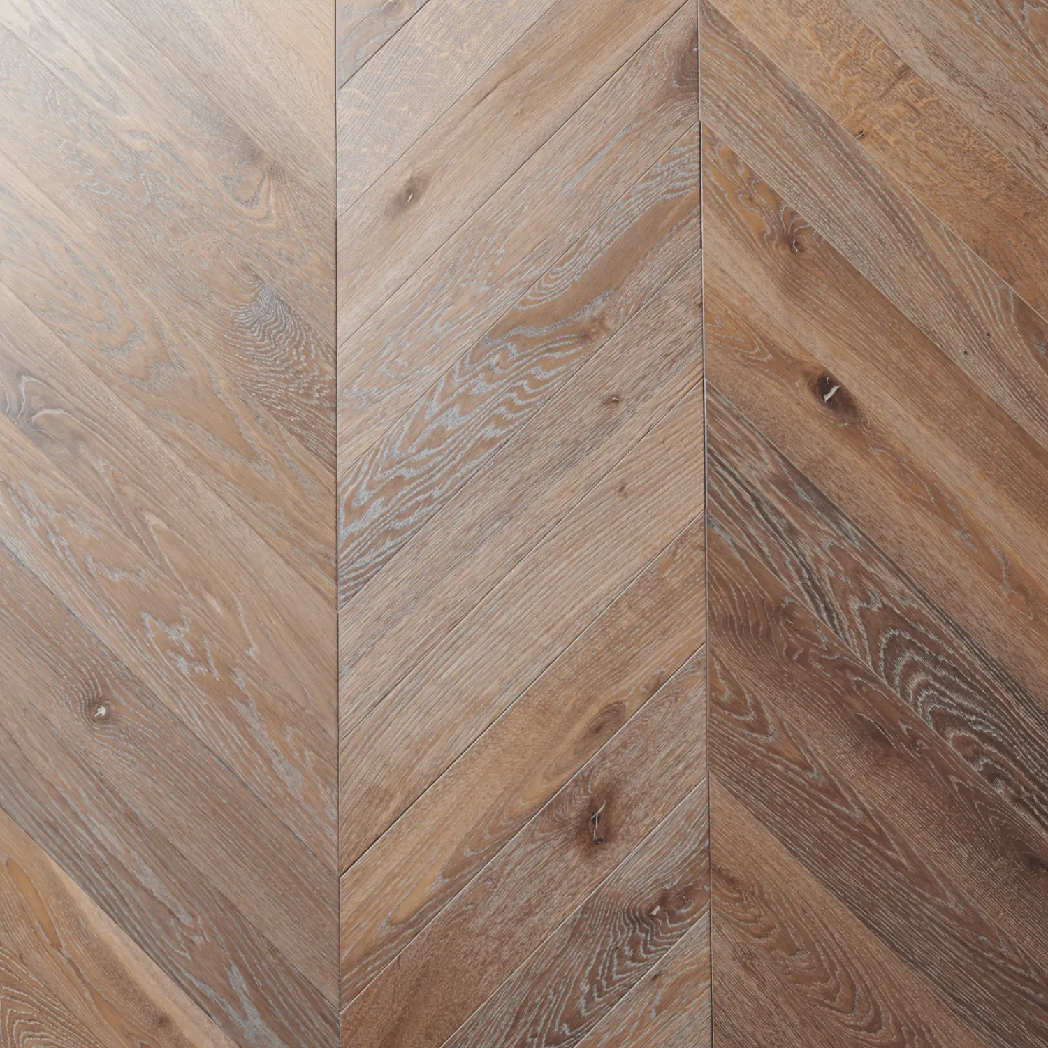 Savernake Chevron Engineered Oak Flooring 10mm x 90mm, Dark Vintage - Image 2
