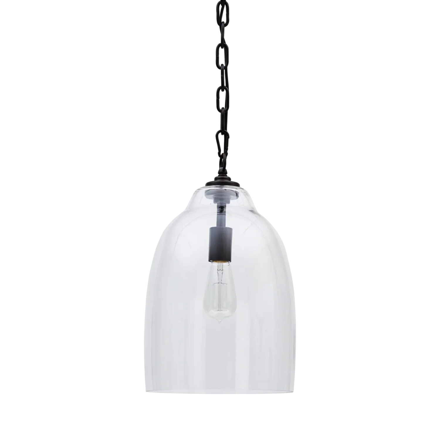 Shaftesbury Glass Pendant Light, Bronze - Image 10