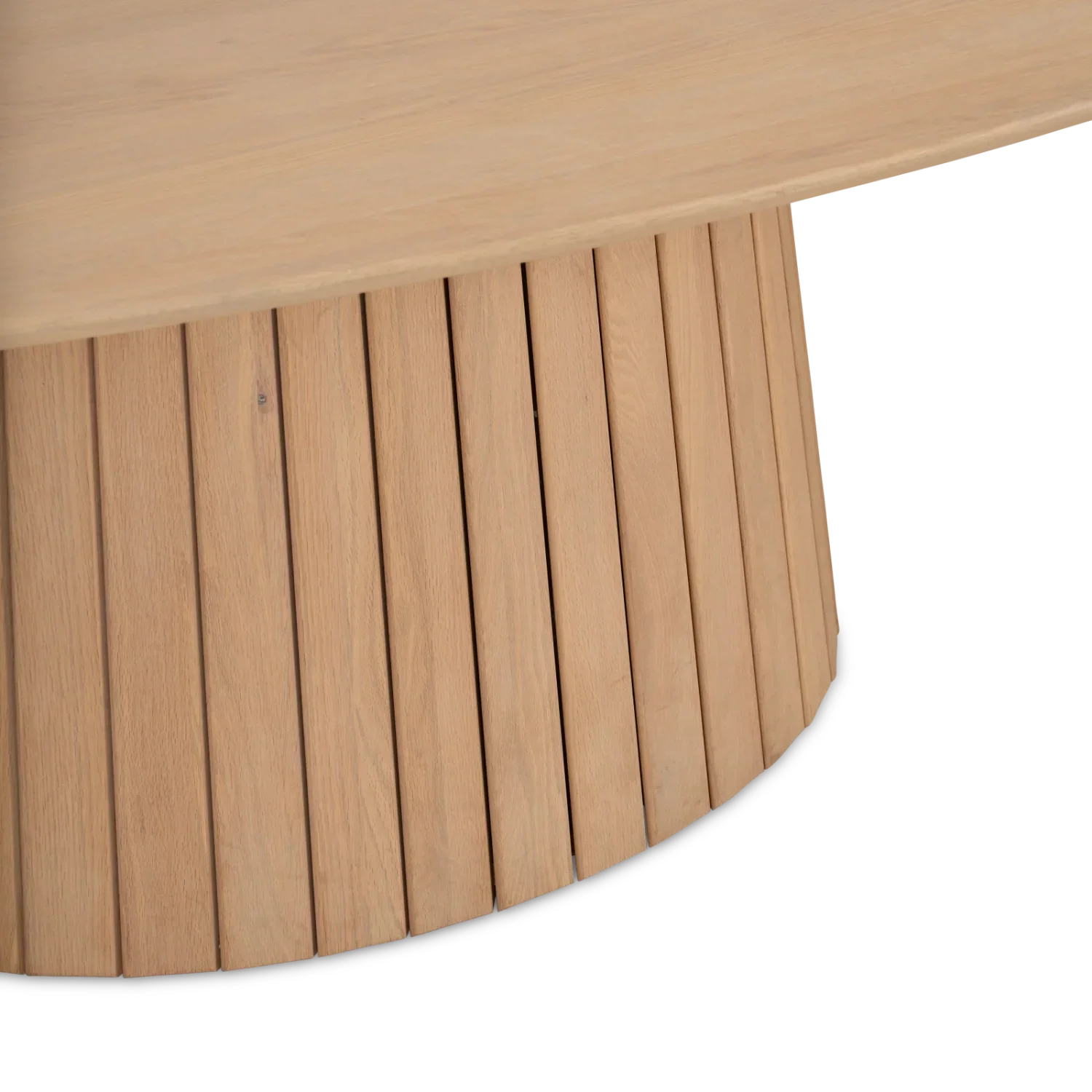 Stratford 10 Seater Oval Oak Dining Table - Image 6
