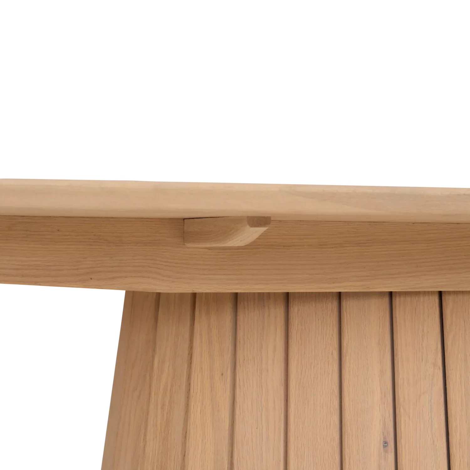 Stratford 10 Seater Oval Oak Dining Table - Image 8