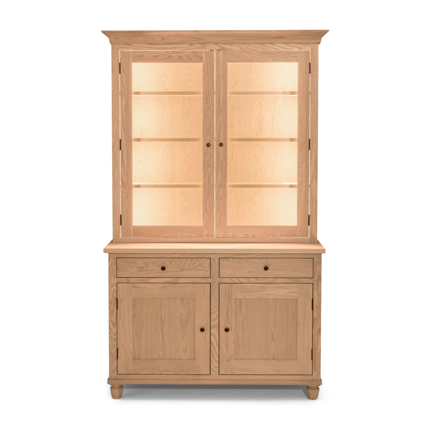 Suffolk 4ft Contemporary Oak Dresser - Image 10