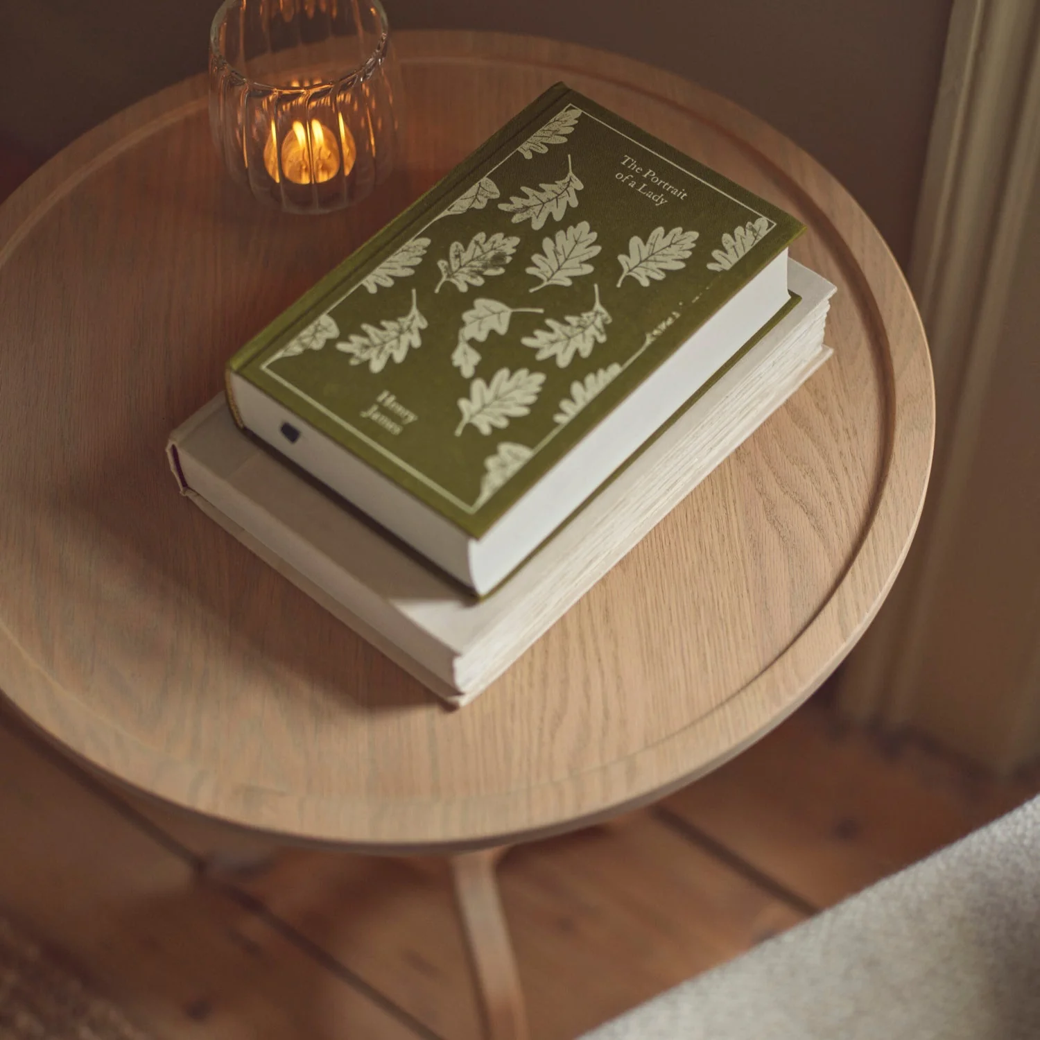Thornbury Round Oak Side Table, Natural Oak - Image 3