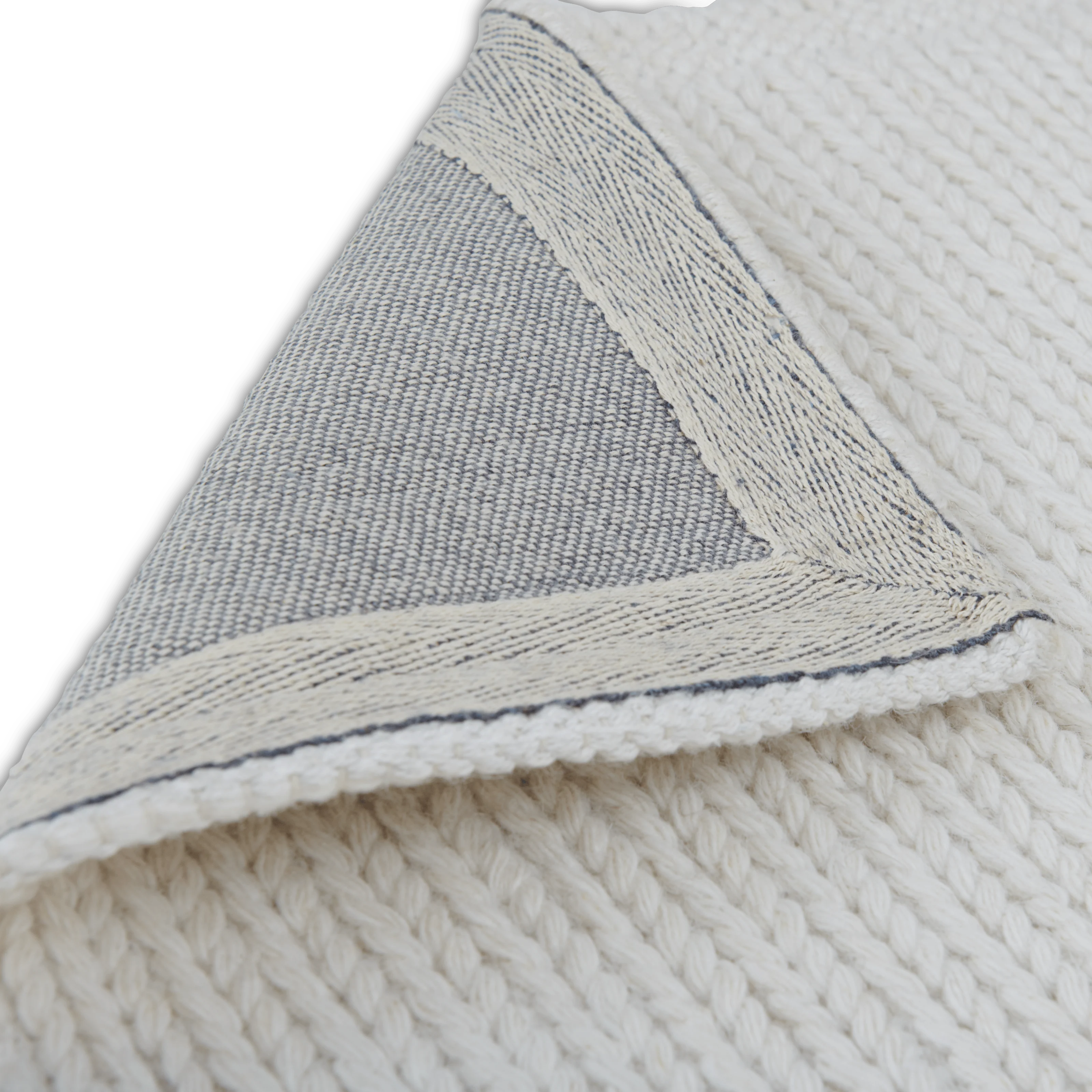 Tolsey Plaid Rug, Off White - Image 6