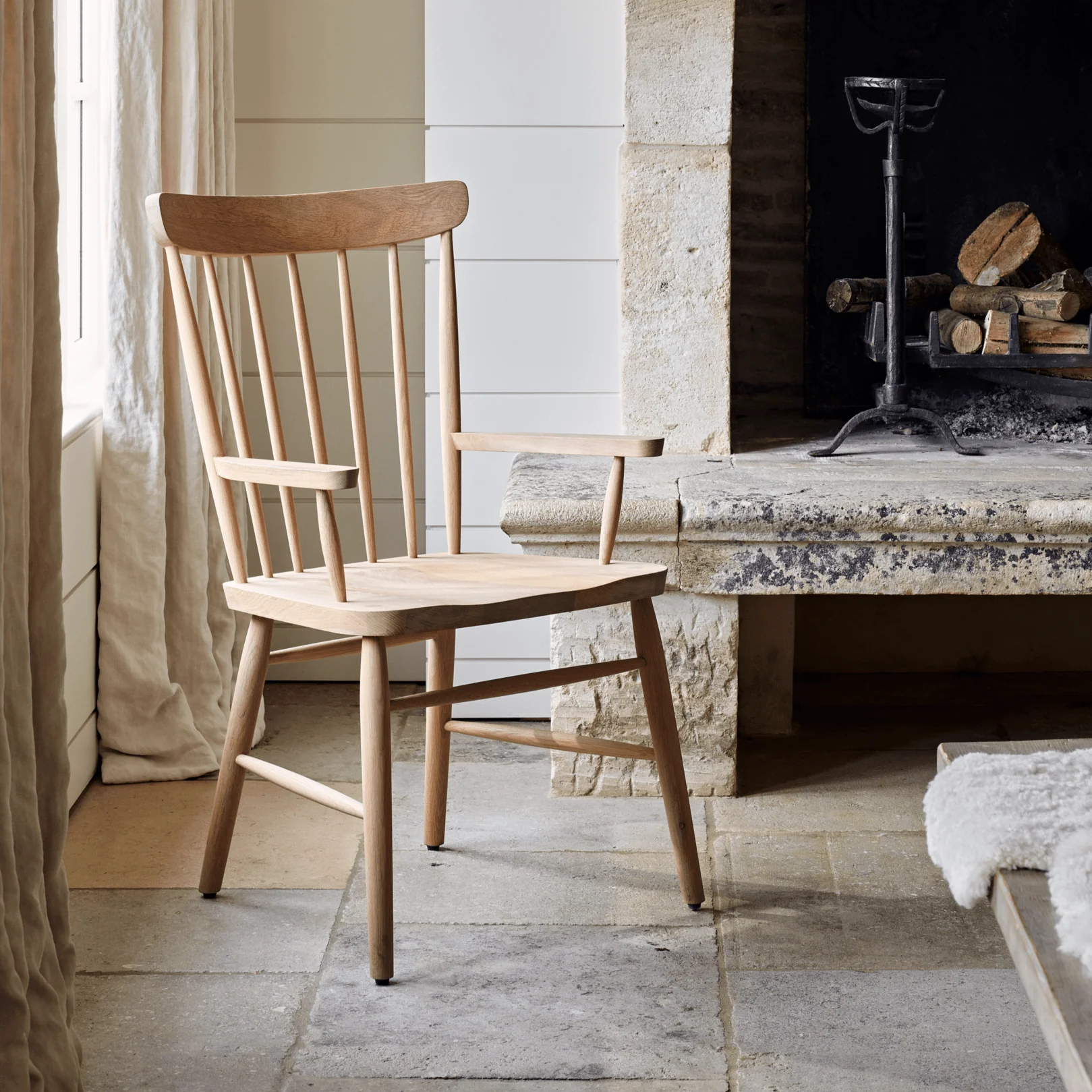 Wardley Oak Carver Chair - Image 4