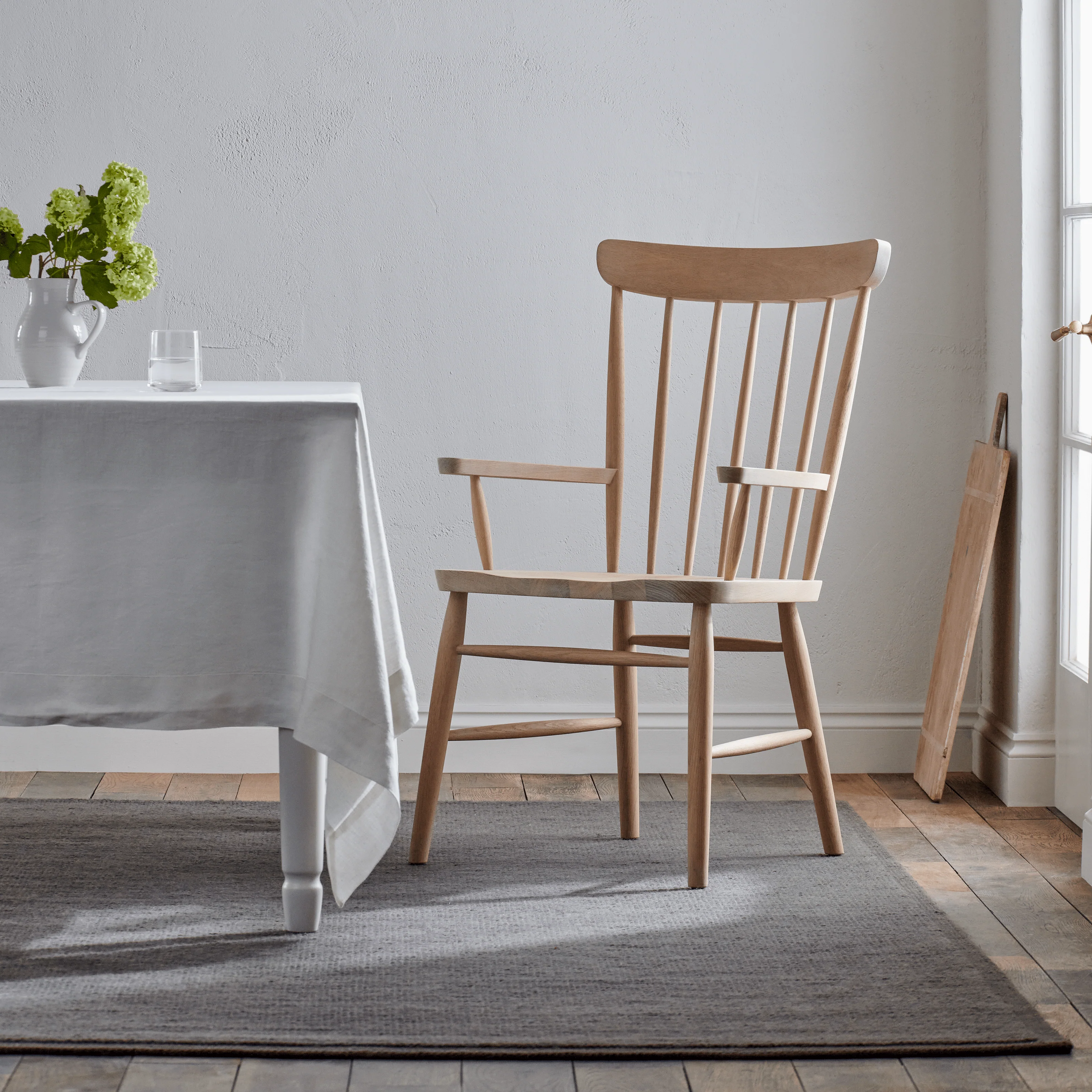 Wardley Oak Carver Chair - Image 5